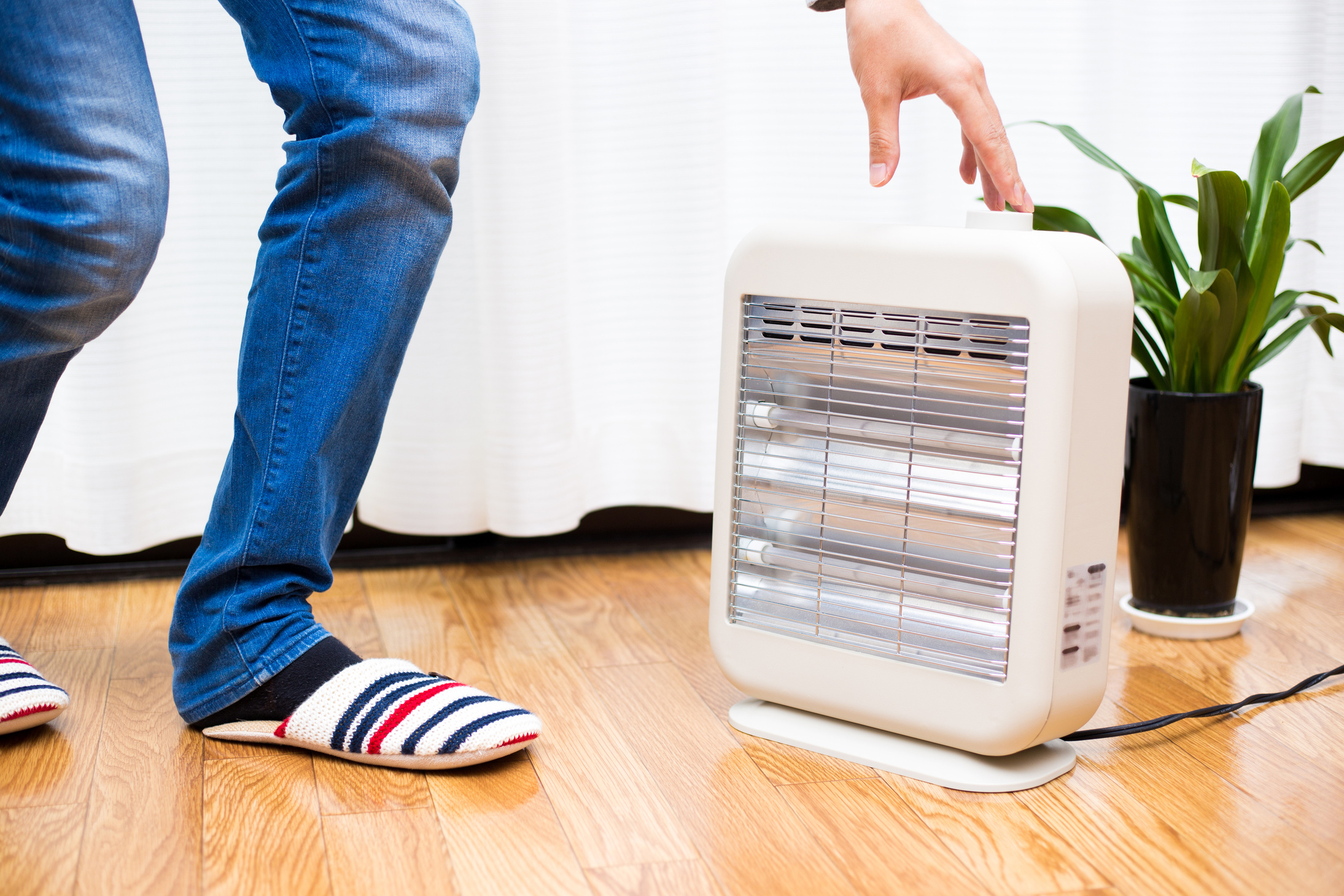 Heating, electric stove